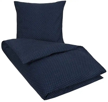 Billede af Sengesæt - 140x220 cm - Olga blå - Prikket sengetøj - Nordstrand Home - 100% Bomulds sengetøj hos Shopdyner.dk